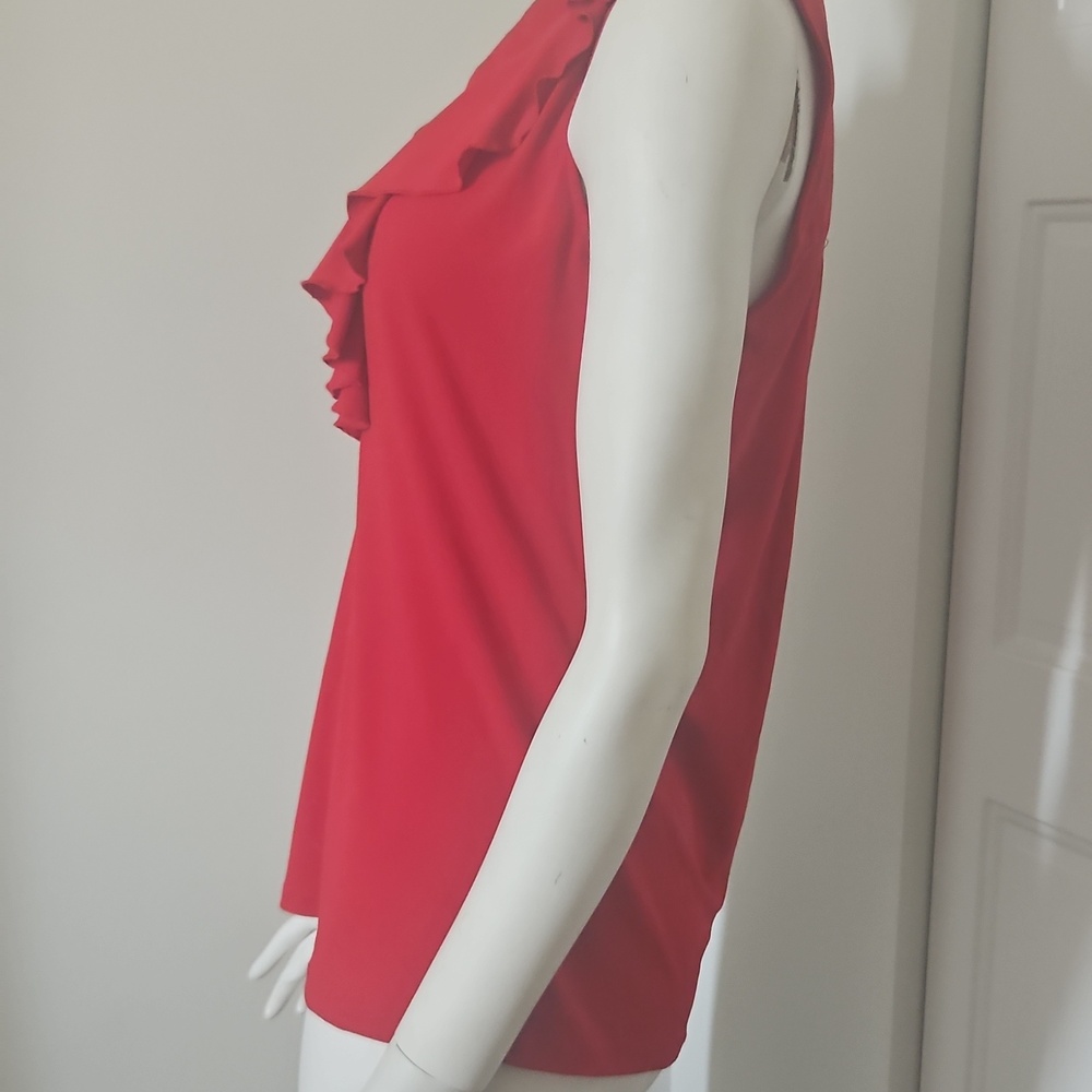 Red Ruffle Top Goth - Picture 6 of 10